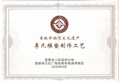喜報！恭賀李氏椎墊成功申請非物質(zhì)文化遺產(chǎn)
